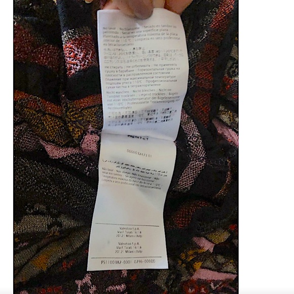 M Missoni Metallic Patterned Fit-&-Flare Long Sleeve Dress - Picture 5 of 14